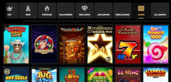 Explore diferentes categorias de slots no cassino